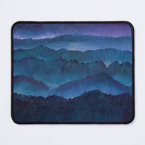 Item preview, Jewel tone Mountain Landscape with Purple Sky designed and sold by robinyukiko.