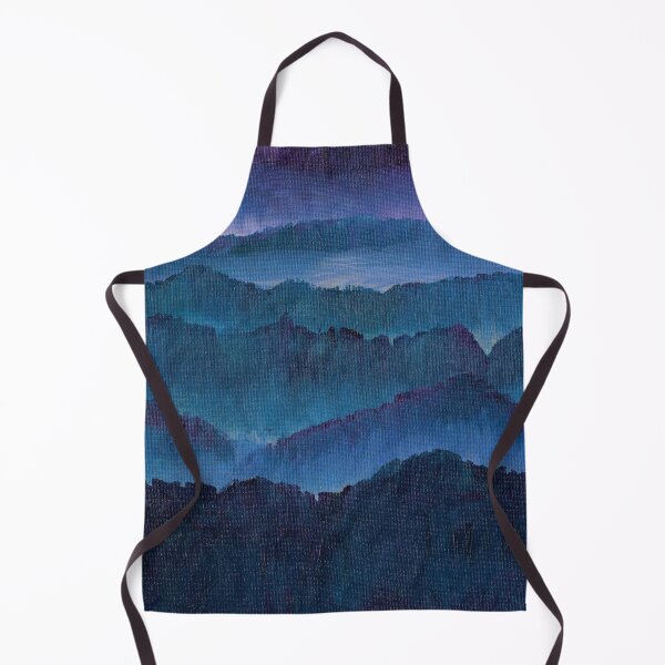 Item preview, Jewel tone Mountain Landscape with Purple Sky designed and sold by robinyukiko.