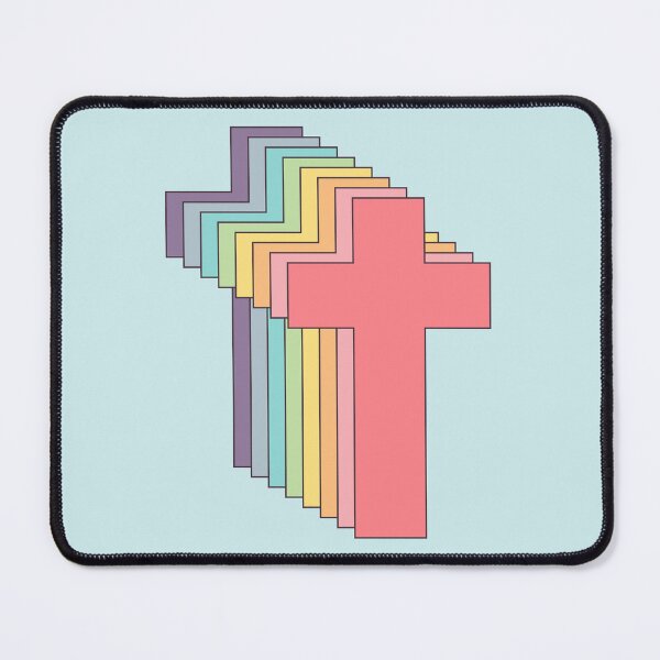 Item preview, Cross Pastel Retro Style | Christian Apparel | Jesus Loves You designed and sold by Allwhopraisehim.
