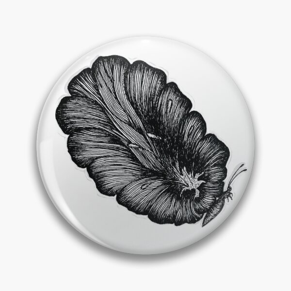 Item preview, Bindweed Butterfly Ink Drawing designed and sold by Jaraart.