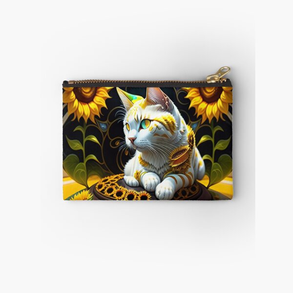 Item preview, Cat and sunflowers 8 designed and sold by RedWolfDisigne.