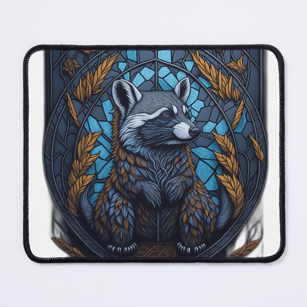 Item preview, Raccoon Stained Glass designed and sold by Tremerion.