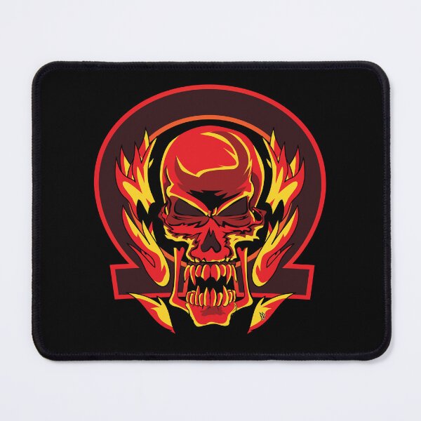 Item preview, Omega Fire Skull designed and sold by Bruno Rosa.