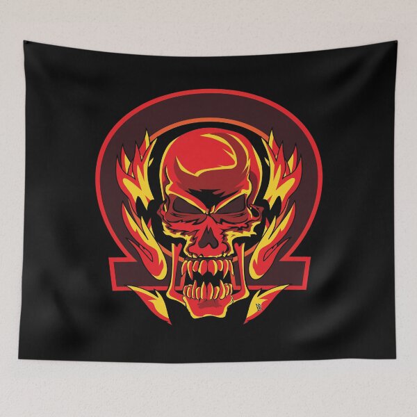 Item preview, Omega Fire Skull designed and sold by Bruno Rosa.