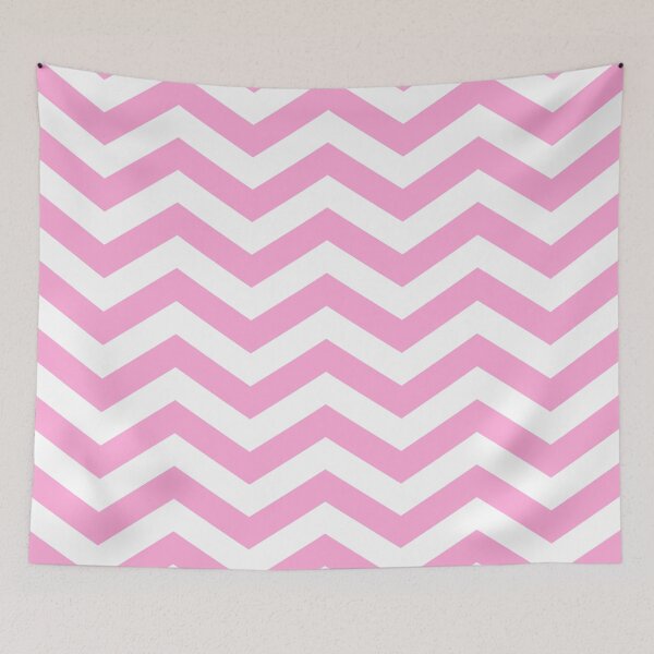 Item preview, Pink and White Chevron designed and sold by tonymagnerart.
