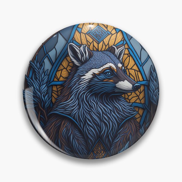 Item preview, Raccoon Stained Glass designed and sold by Tremerion.