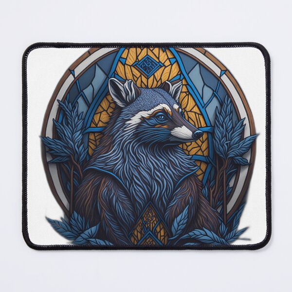 Item preview, Raccoon Stained Glass designed and sold by Tremerion.