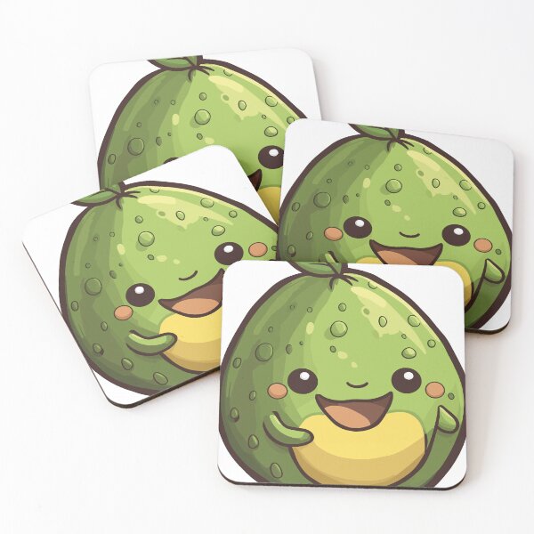 Item preview, Cheerful Avocado Cartoon: A Playful Nod to the Superfood designed and sold by janedewaard.