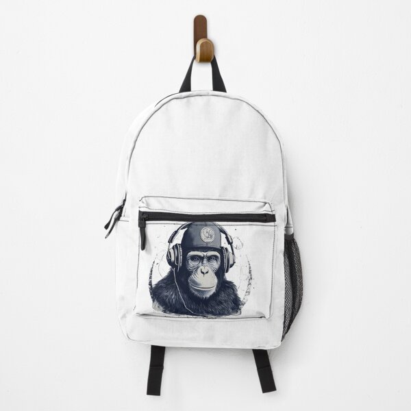 Item preview, Musical Safari: The Melodious Monkey in Hat and Headphones designed and sold by Duperdu.