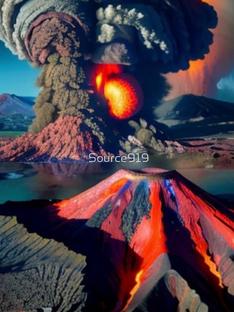 Thumbnail 4 of 4, iPhone Case, Volcanic Eruption Disaster designed and sold by Source919.