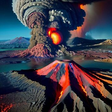 Artwork thumbnail, Volcanic Eruption Disaster by Source919