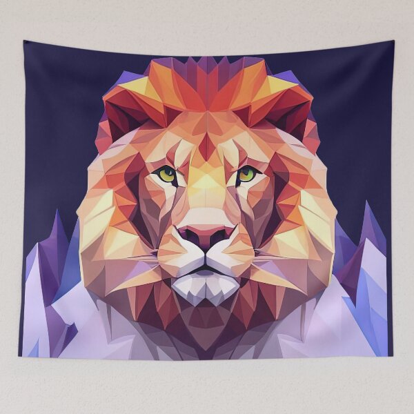 Item preview, Lion Face Light designed and sold by PolygonXYZ.