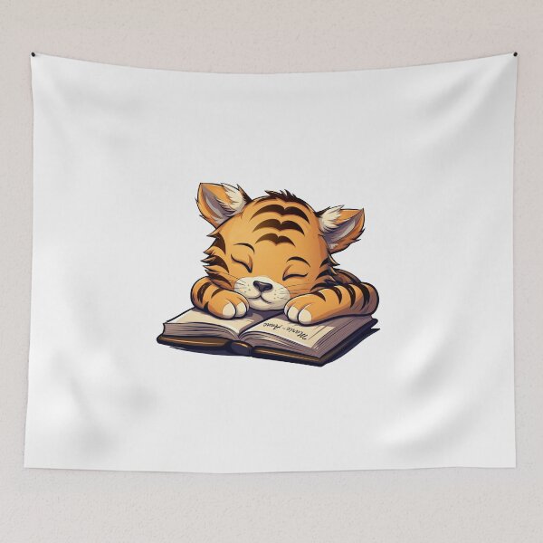Item preview, sleeping tiger designed and sold by BonjourAlba.