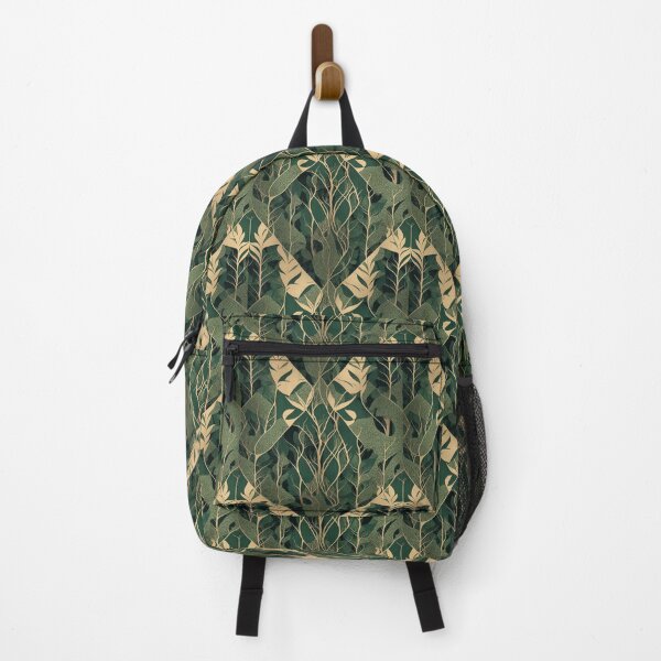 Item preview, Intricate Green and Gold Tree Pattern  designed and sold by Theo-B.