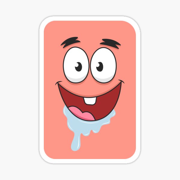 Spongebob funny face Sticker for Sale by stickers--Hakim