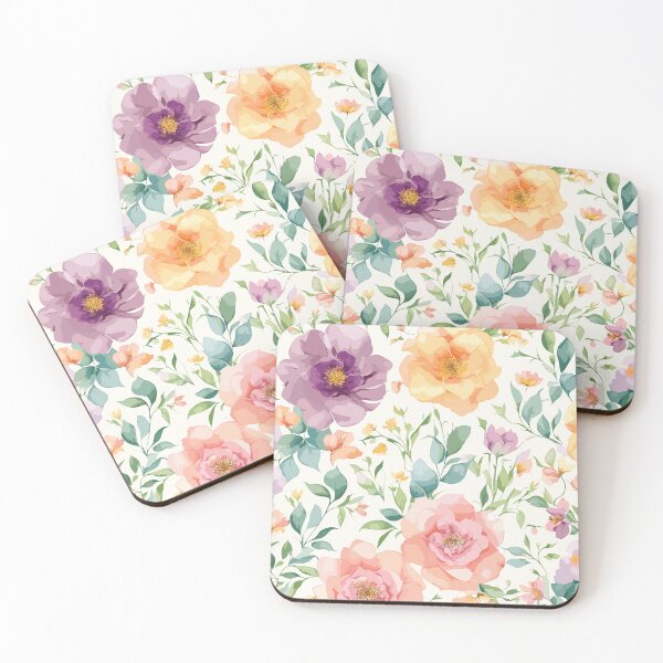 Item preview, Delicate Watercolor Flower EXPLOSION - Seamless Floral Pattern designed and sold by Sandydesign.