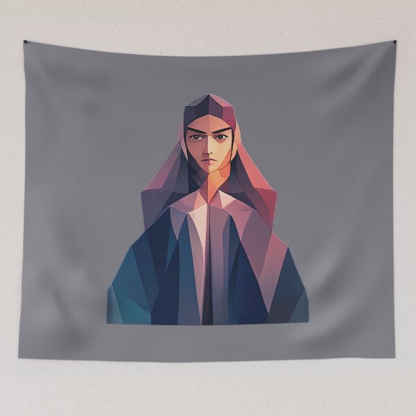 Item preview, Muslimah Hijab Art designed and sold by PolygonXYZ.