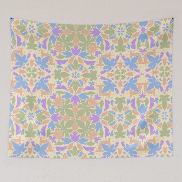 Item preview, Cute Leaf Pastel Pattern designed and sold by viridessense.