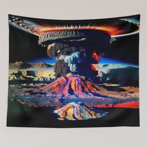 Item preview, Crazy Colorful Volcanic Eruptions designed and sold by Source919.