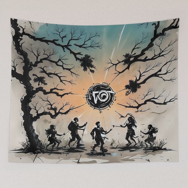 Item preview, graffiti tree designed and sold by Mo-rx.