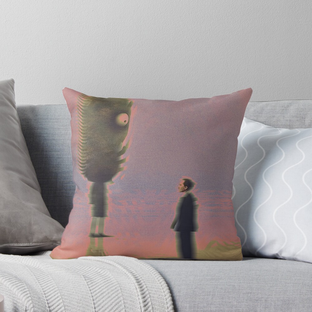 Item preview, Throw Pillow designed and sold by RoughDraftNYC.