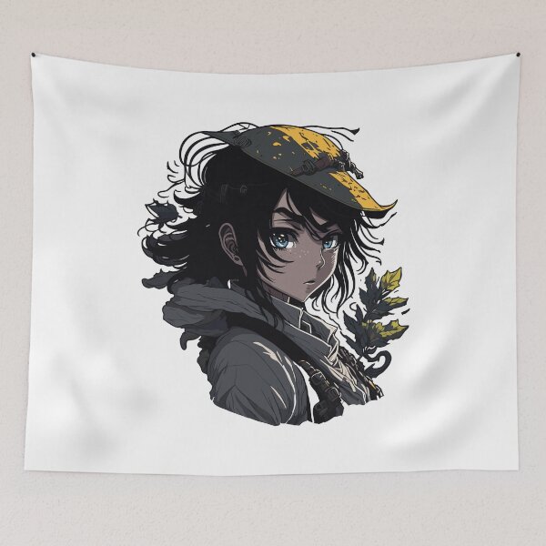 Item preview, Cute Serious alone Anime Girl designed and sold by InnovativeGFX.
