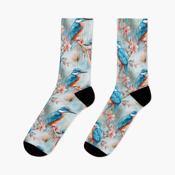 Item preview, Kingfisher Seamless Pattern Design designed and sold by CaledoniArt.