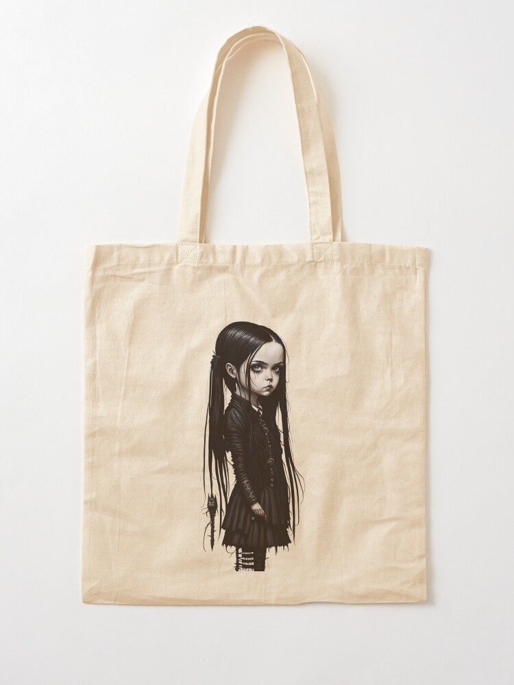 Horror Movie Gothic Lady Macabre Art Girl Portrait | Tote Bag