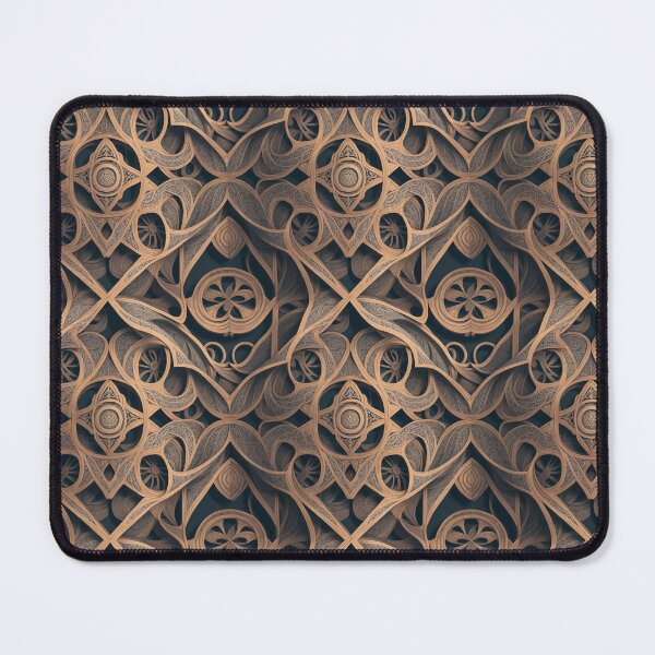 Item preview, Intricate Blue and Gold Pattern  designed and sold by Theo-B.