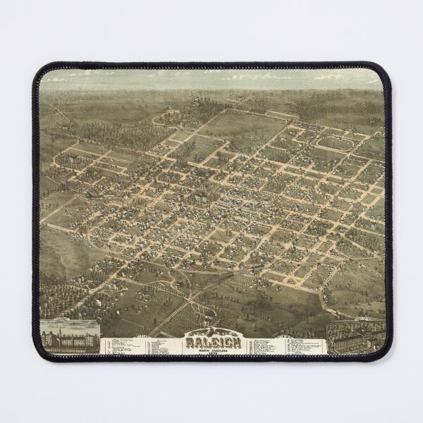 Item preview, Raleigh, North Carolina (1872) designed and sold by allhistory.