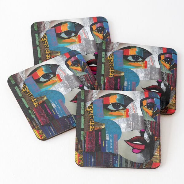 Item preview, Abstract Portrait Collage "Marina" designed and sold by Artekinium.