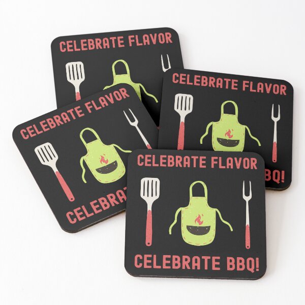 Item preview, Celebrate the taste - make BBQ grill slogan designed and sold by VitoTDesign.