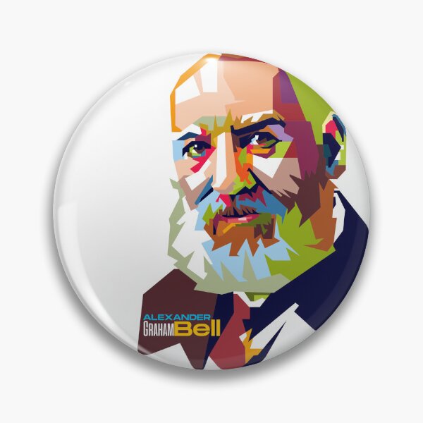 Item preview, Alexander Graham Bell Popart designed and sold by Ekira Pop Pixel.