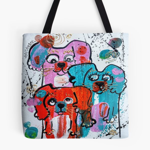 Item preview, cartoon dog family designed and sold by AndrewAlanArt.