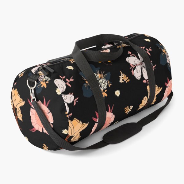 Item preview, Flores Cottagecore sobre fondo negro designed and sold by Haunted Moon.