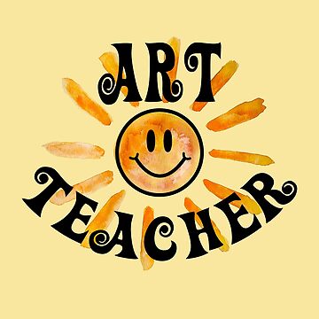 Artwork thumbnail, Art Teacher Happy Face Sunshine Gift by heartsake