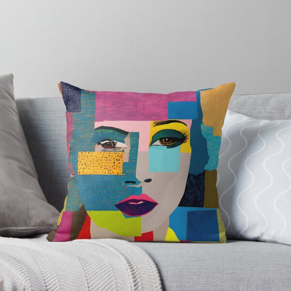Item preview, Abstract Portrait Collage "Jessica" designed and sold by Artekinium.