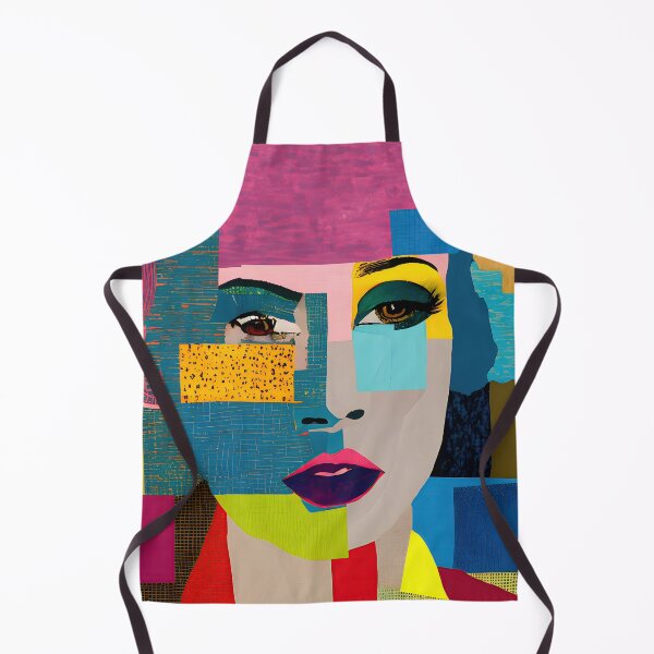 Item preview, Abstract Portrait Collage "Jessica" designed and sold by Artekinium.