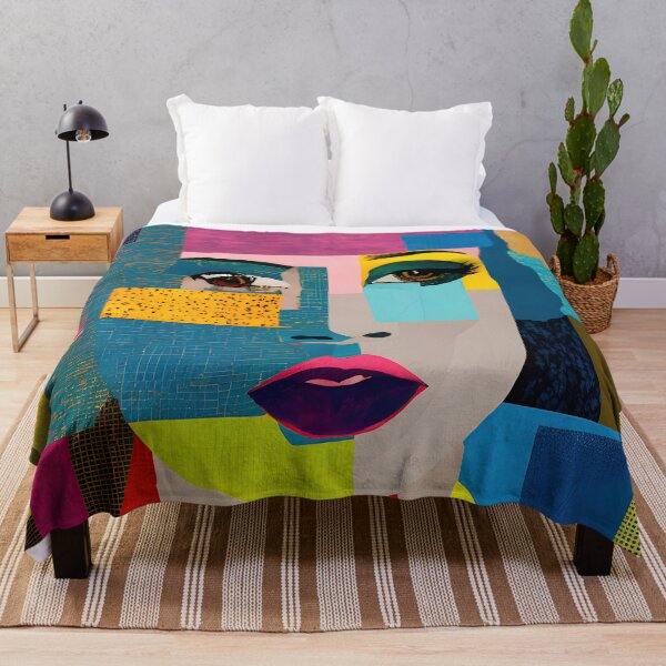 Item preview, Abstract Portrait Collage "Jessica" designed and sold by Artekinium.