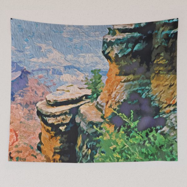 Item preview, FLAT ROCK CLIFF designed and sold by ArtbyRolleen.