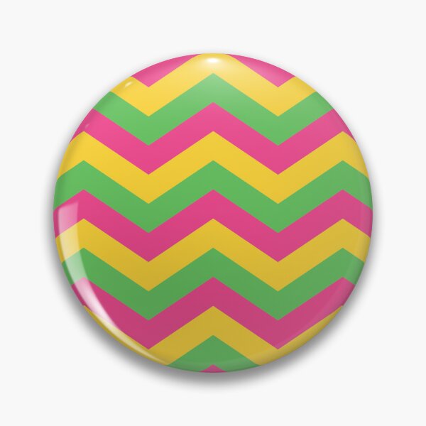 Item preview, Hot Pink Yellow and Green Chevron designed and sold by tonymagnerart.