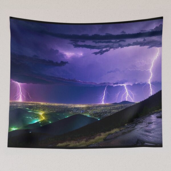 Item preview, Electric Symphony: Nature's Vibrant Fury designed and sold by Source919.