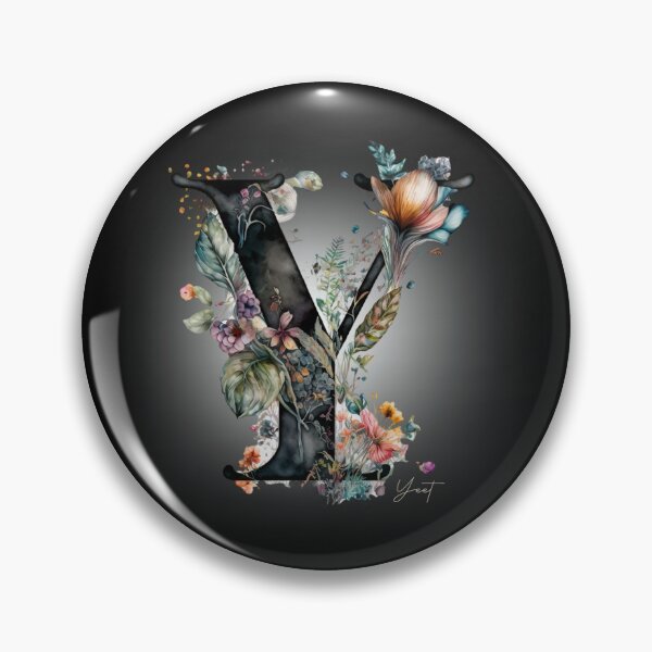 Item preview, Letters With Flowers - Y designed and sold by Monica-Designs.