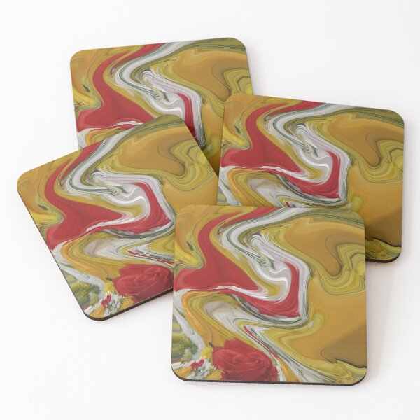 Item preview, Orange Rose and Abstract Art designed and sold by Victoria Rose.