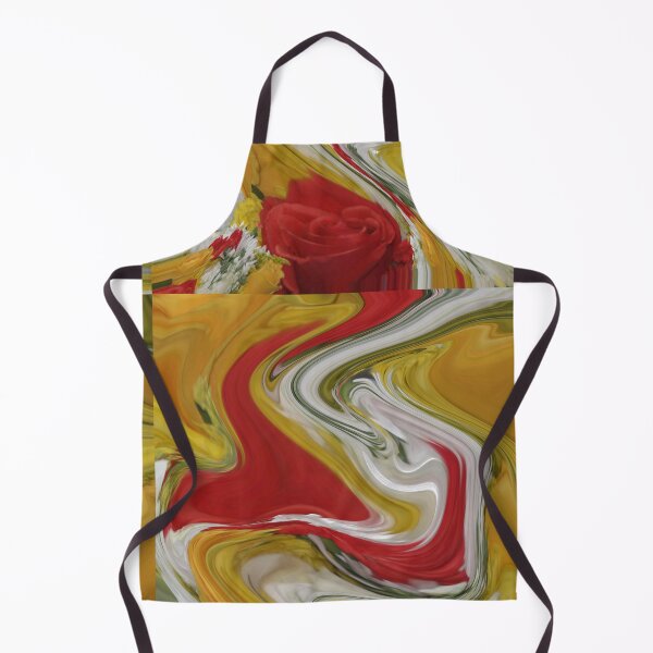 Item preview, Orange Rose and Abstract Art designed and sold by Victoria Rose.