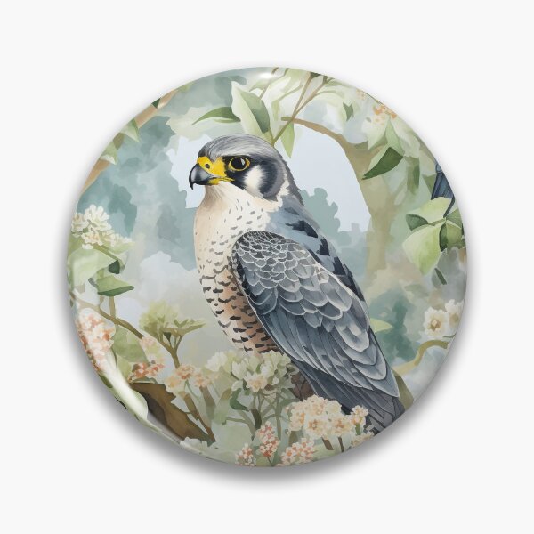 Item preview, Peregrine Falcon Seamless Pattern Design designed and sold by CaledoniArt.