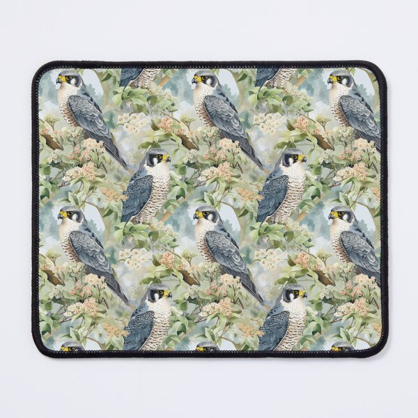 Item preview, Peregrine Falcon Seamless Pattern Design designed and sold by CaledoniArt.