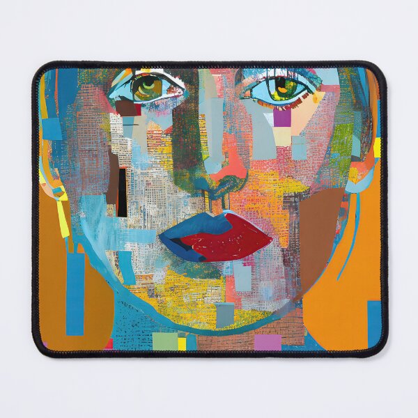 Item preview, Abstract Portrait Collage "Luna" designed and sold by Artekinium.