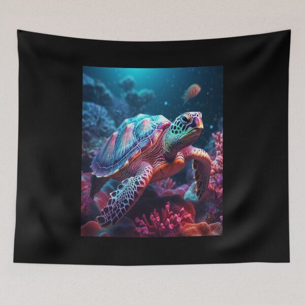 Item preview, Neon Sea Turtle designed and sold by Woz84.