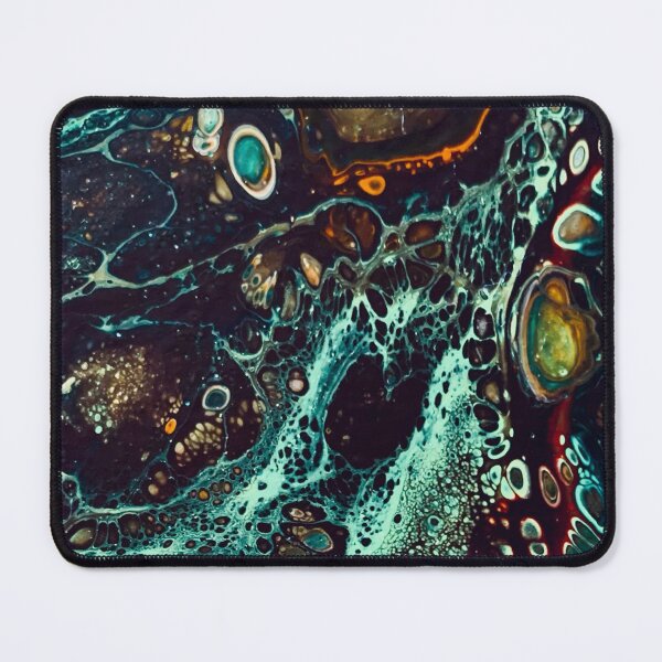 Item preview, Pouring abstract acrylic art designed and sold by baksuart.